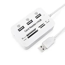 Etmakit Alle In Einem USB 2,0 Hub 3 Ports Mit USB Kartenleser Hub 2,0 480Mbps Combo Für MS/M2/SD/MMC/TF Für PC Laptop NK-Shopping