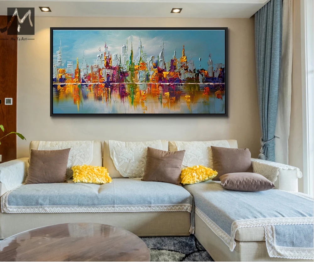 Grosse Leinwand Wand Kunst Abstrakte Moderne Dekorative Bilder New