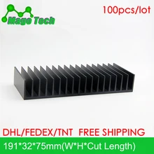 Светодиодный алюминиевый радиатор в виде пластины 30 Вт 50 Вт Радиатор Охлаждение охладитель подходит транзистор IC теплопроводность светодиодный радиатор Электроника