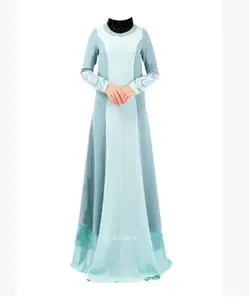 1 шт./партия,, Повседневное платье в стиле пэчворк в Дубае abaya, модное женское мусульманское Макси-шифоновое платье больших размеров