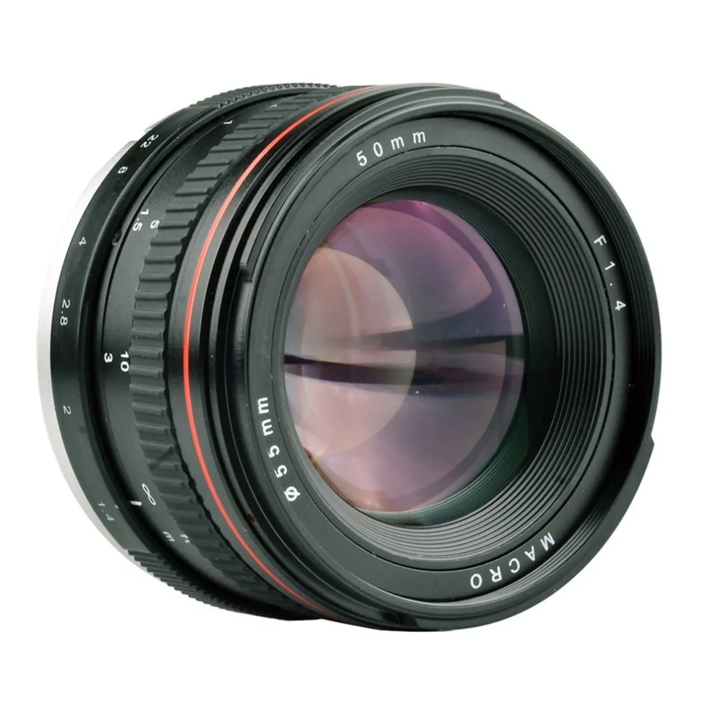 

50mm Lens F1.4 Standard Prime Lens Large Aperture Auto Focus Lens for Canon EF Mount Lens
