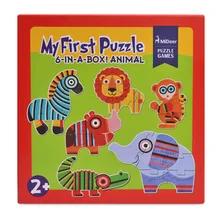 

Mideer My First Puzzle 6-In-A-Box Puzzle Games Jigsaw Educational Card My First Puzzle Toys for Children Kids Gift Boy Play