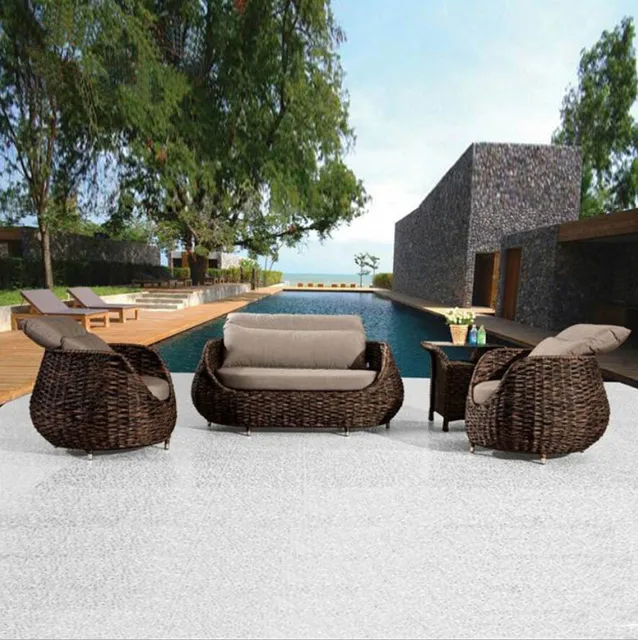 Webetop Outdoor Rattan Furniture Set Garden New Webetop Outdoor Rattan Furniture Set Garden New Patio Lounge Tea Table Wicker