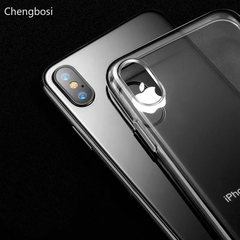 

Clear Silicon Ultra Thin Soft TPU Phone Case for 7 8Plus X MAX XR Transparent Phone Case Cover for IPhone 5 5s SE 6sPlus Cover