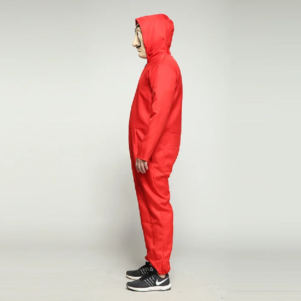 Salvador Dali Movie Costume Money Heist The House of Paper La Casa De Papel Cosplay Halloween Party Costumes with Face Mask (3)