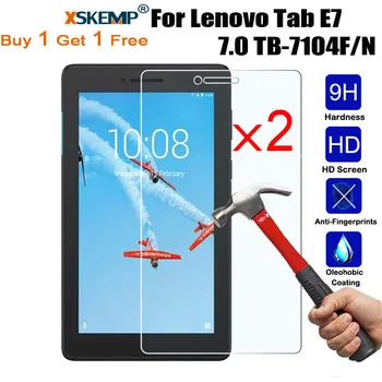 

XSKEMP 2Pcs Thin Tempered Glass For Lenovo Tab E7 7.0 TB-7104F/N Screen Protector For Tab E8 / Tab 8 TB-8304F TB-8304F1 8.0 Film