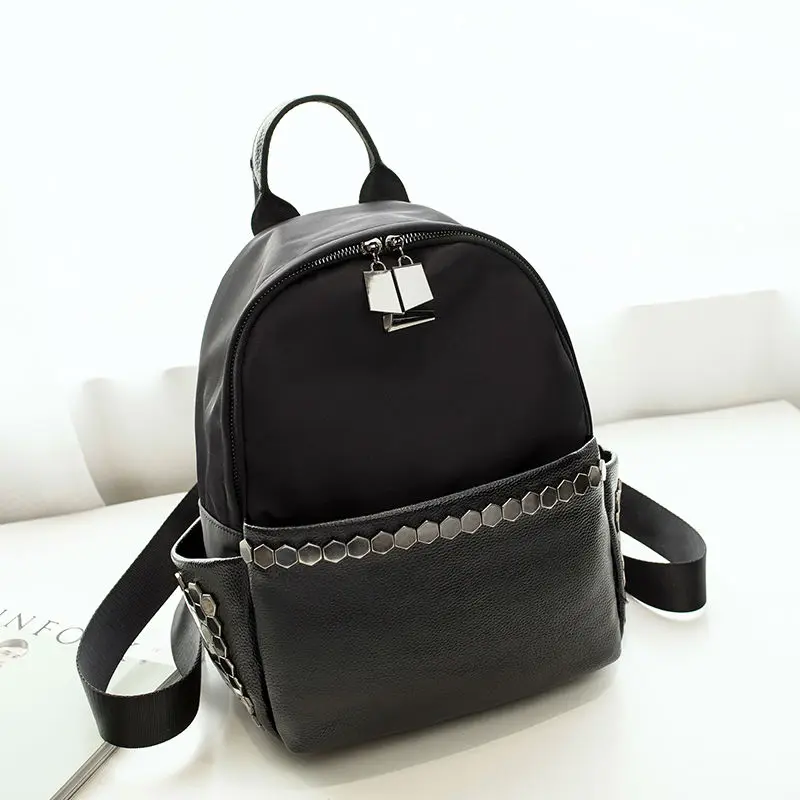 Fashion-High-Quality-Bling-Rivet-Backpack-Women-Backpack-Leather-Backpack-Printing-Backpack (1)