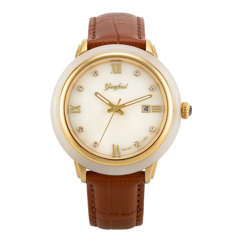 

2019 Top Fashion And Tianyu Watches Insert Diamond Calendar Fashion Couple Machinery Jade Manufacturer Source One Delivery