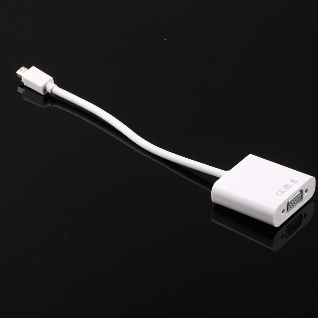 1 шт мини Дисплей Порты и разъёмы DP To VGA кабель адаптер для Apple MacBook Air Pro IMAC Mac Mini кабель адаптер Белый