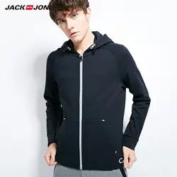 JackJones для мужчин Досуг кардиган с капюшоном флисовая куртка новинка 2019 года зимняя верхняя одежда классический шерстяной трикотаж | 217333507