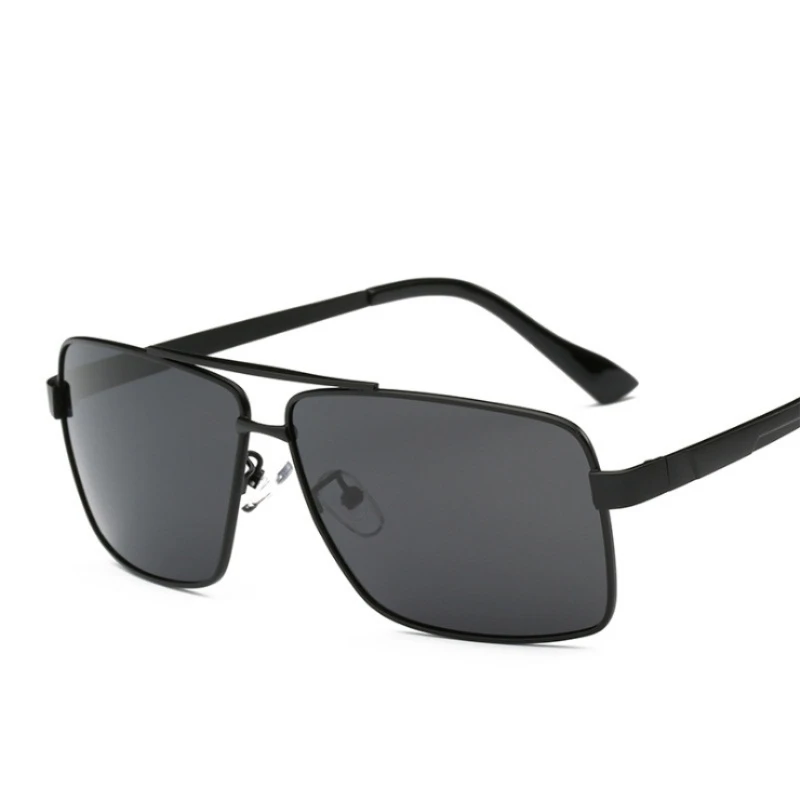 Мужские солнцезащитные очки с поляризацией в металлической оправе|brand eyewear|designer