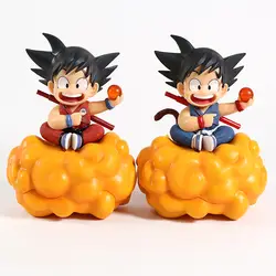 Dragon Ball Z Kid Child Son Goku on Somersault Cloud ПВХ фигурка Коллекционная модель игрушки