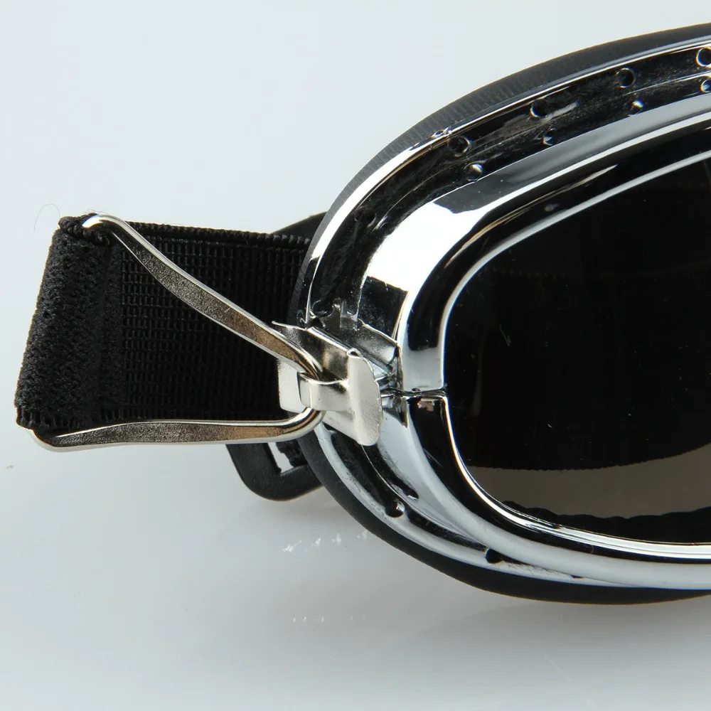POSSBAY Защита от ультрафиолетовых лучей мотокросса очки для велоспорта, ATV Серебристые линзы в золотистой оправе для катания на лыжах под открытым небом спортивные Cafe Racer, аксессуары для глаз, солнцезащитные очки
