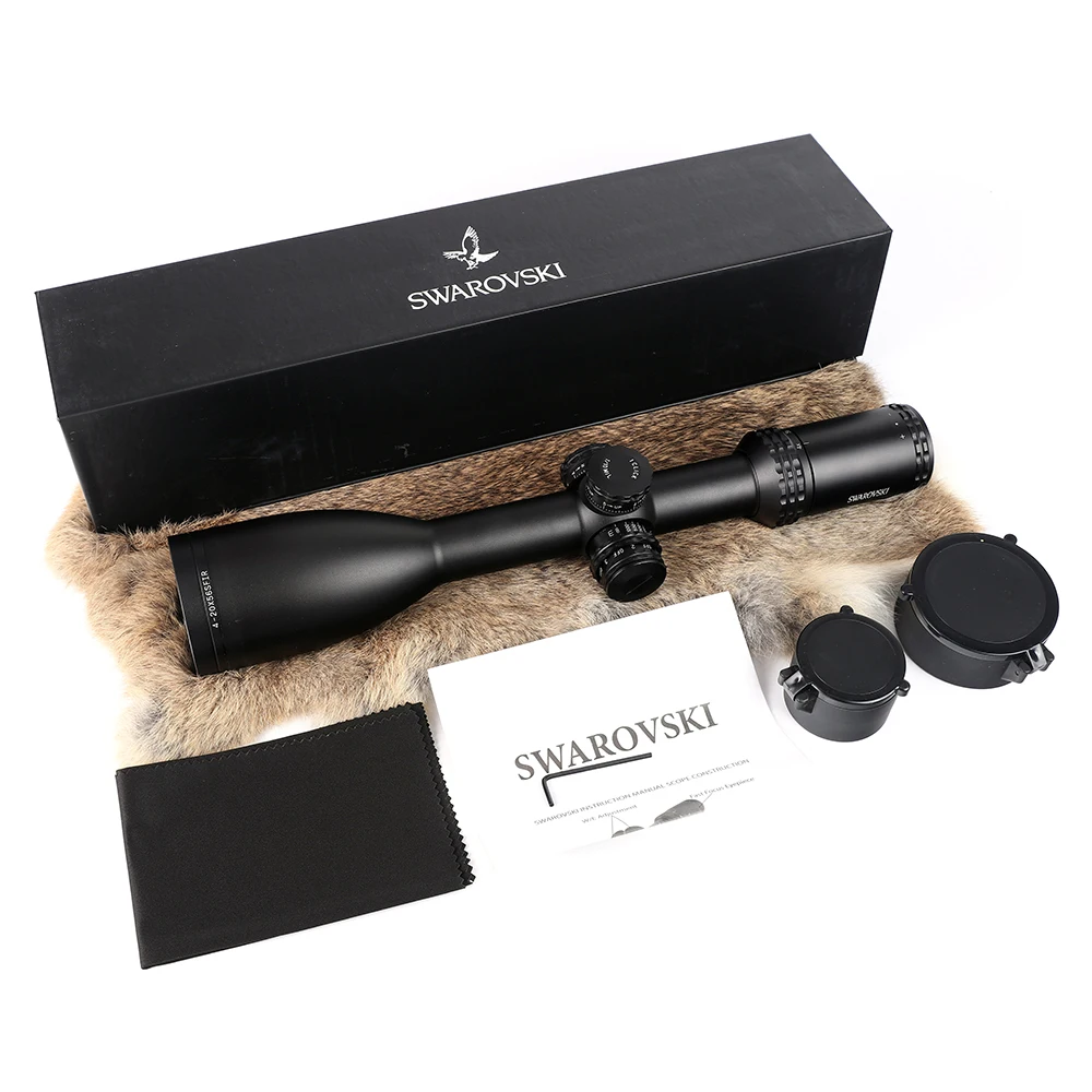 Имитация Swarovskl 4-20x56 SFIR RifleScopes Mil Dot glass F40-1 прицелы для охотничьей винтовки Сделано в Китае