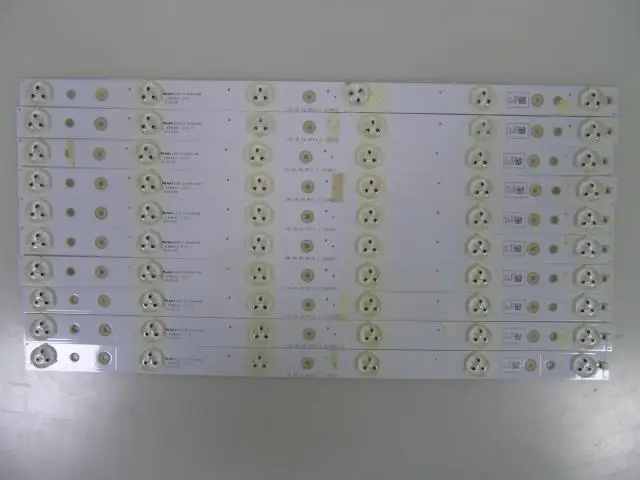 10 штук светодио дный Подсветка для 39E320W 39E350E свет бар SW 39 06 REV1.1 120423 Экран V390HJ1-P02