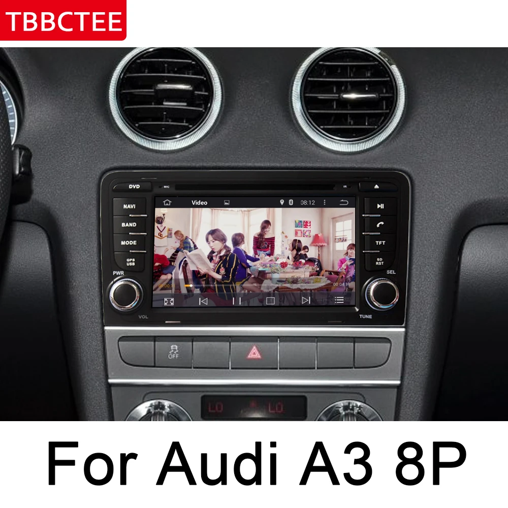 Sale For Audi A3 8P 2003~2012 MMI  Car Multimedia Player Android Radio DVD Auto audio GPS Navi Navigation Map bluetooth stereo 3