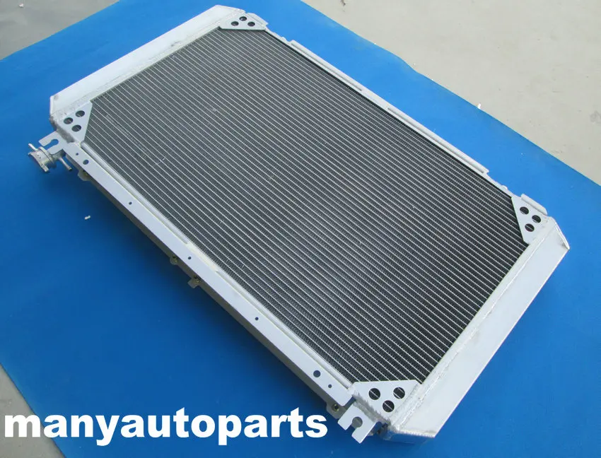 Flash Deal 3ROW 56MM Aluminum Radiator & Fans FOR NISSAN Patrol GQ SAFARI 2.8L/4.2L 4200cc DIESEL RD28T TD42 I6 & 3.0L RB30S PETROL Y60 87 5