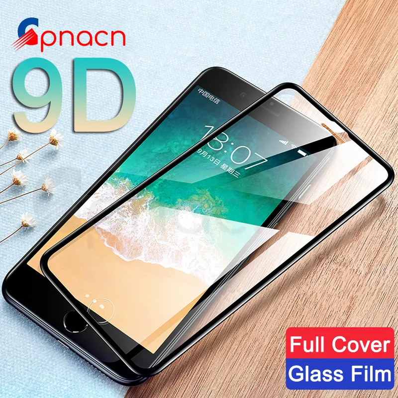 

9D Aluminum Alloy Tempered Glass on the For iPhone X XR XS Max iPhone 8 6 6S 7 Plus 5 5S SE Screen Protector Protective Glass