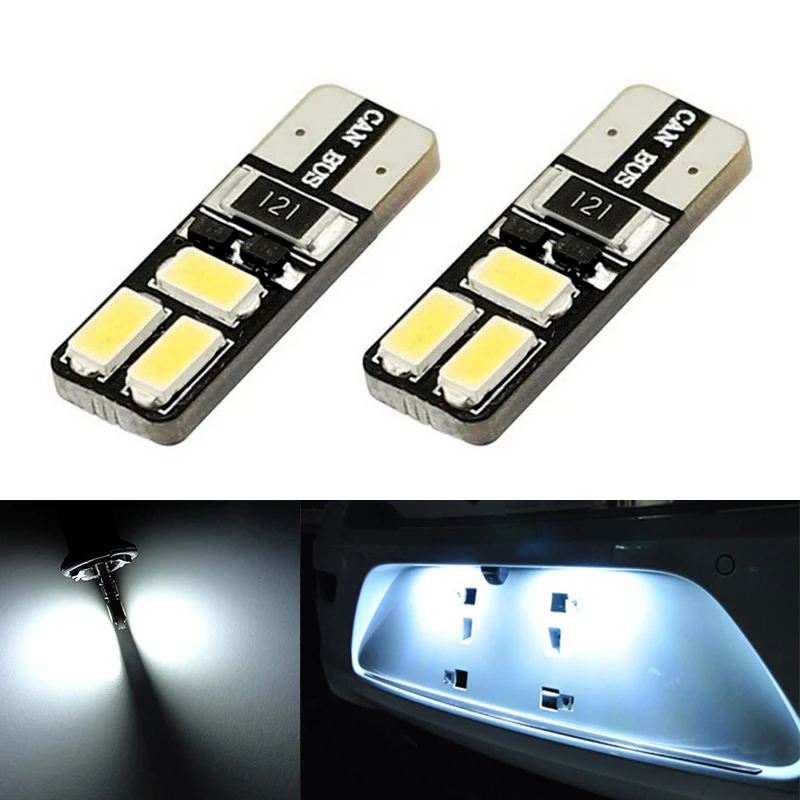 

2x T10 W5W License Number Plate Light LED Bulbs Lamp For Honda Civic Accord Fit CRV City HRV