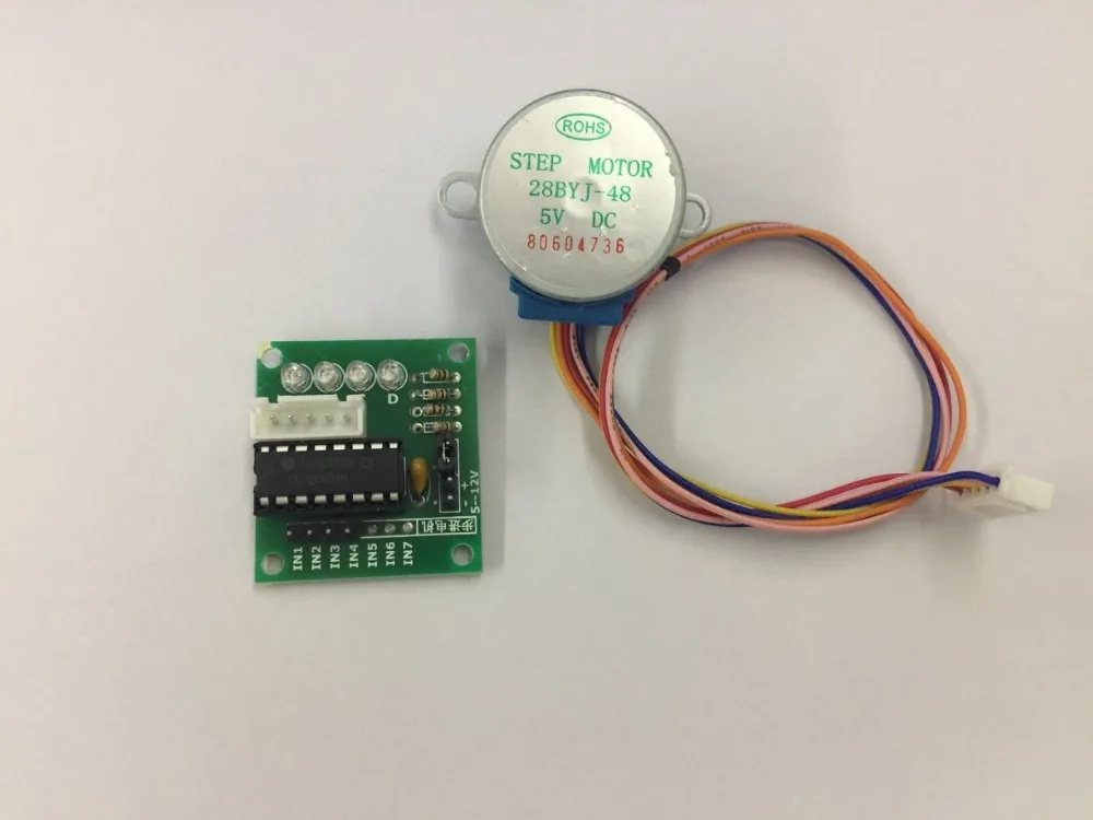 Smart Electronics 28BYJ-48 5V 4 Phase DC Gear Stepper Motor + ULN2003 Driver Board for arduino DIY Kit | Электроника