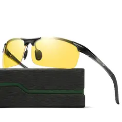 Для мужчин с алюминиево-магниевого автомобилей Драйверы очки ночного видения антибликовый поляризатор антибликовое солнцезащитные очки