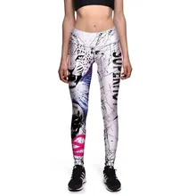 Искра любви дизайн белый тигр печати женские леггинсы для бега тренировки Спортивная одежда S до 3XL Бег Йога тренажерный зал брюки