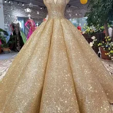 Новые длинные блестящие золотые платья На Выпускной вечернее платье с блестками с открытыми плечами со шлейфом торжественный Вечерний туалет платье robe de soiree