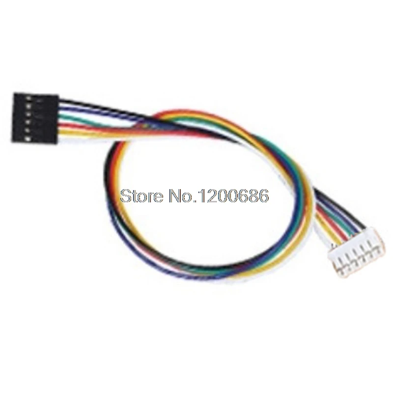 20 см/50 см/1 м 24AWG 6pin PH2.0 удлинитель 2 54 Дюпон женский черный соединительный провод