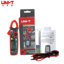 Yulid(uni-t) UT210E Мини цифровой клещи, фактическое значение Амперметр AC/DC100A