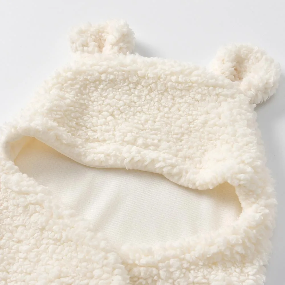 Зимнее детское одеяло для новорожденных, милое теплое одеяло для сна для маленьких мальчиков и девочек, однотонное Мягкое хлопковое одеяло для пеленания с героями мультфильмов, реквизит для фотосессии