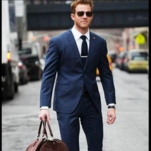 Три предмета, черные мужские костюмы для свадебной вечеринки, индивидуальный заказ, остроконечные лацканы, смокинги для жениха, Новое поступление, мужской костюм(пиджак+ брюки