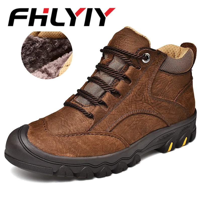 

Winter Warm Men Boots Man Shoes Ankle Boot Men'S Velvet Martin Boots Chaussure Male Outdoors Climbing Shoes Footwear Botas Hombr