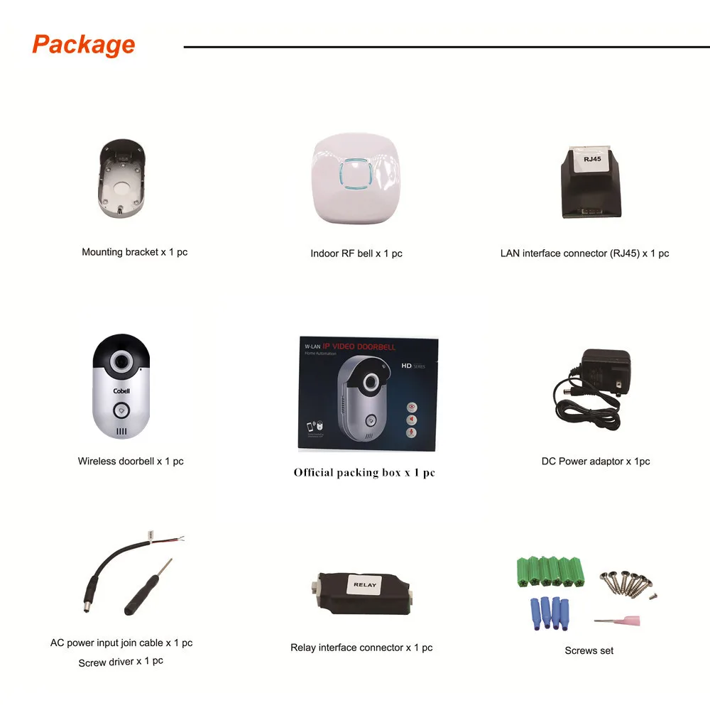 wifi doorbell package list