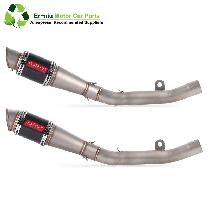 

Full System Exhaust Slip On For kawasaki Z800 Z 800 Motorcycle Exhaust Muffler Escape Middle Mid Contact Pipe DB Killer