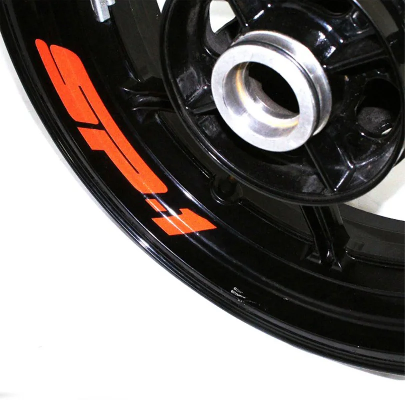 high quality Motorcycle Wheel Sticker Decal Reflective Rim Bike