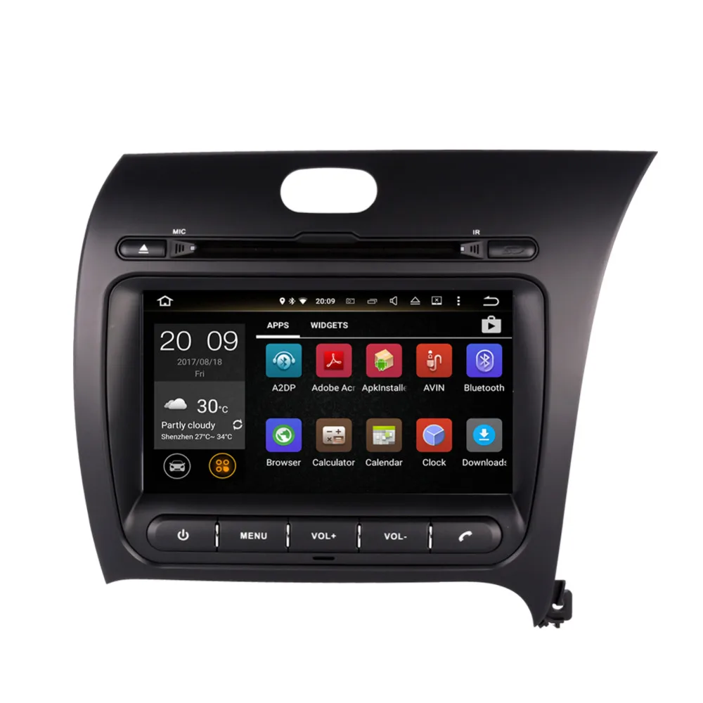 

8 Inch Android 8.0 Octa Core 4GB RAM Car Radio Stereo For Kia Cerato K3 Forte 2013- Right Hand Driving GPS Multimedia Player