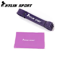Set of 2 new fitness equipment crossfit exercise resistance bands gym training for wholesale and free shipping kylin sport