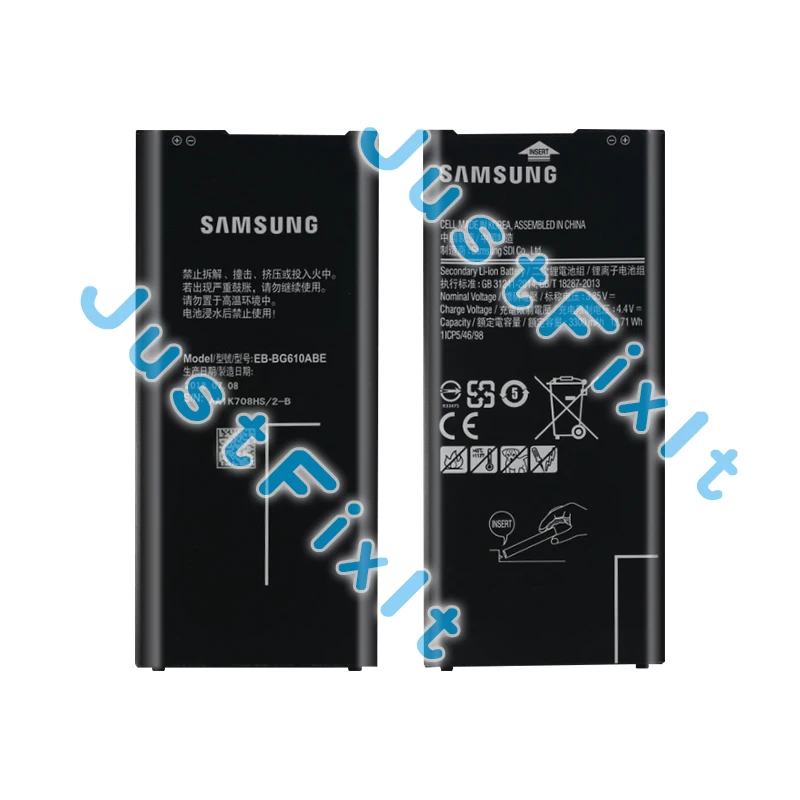 Оригинальный Батарея EB BG610ABE для samsung Galaxy On7 2016 J7 Prime G610 G615 G6100 2 Max 3300 мА/ч