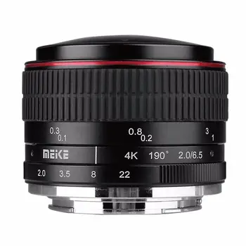 

MEIKE MK-6.5mm F2.0 Fisheye Lens for Canon EF-M Mount Lens Camera