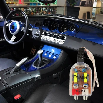

New Car Audio High to Low Output Transfer Car Stereo Impedance Converter Frequency Transmit