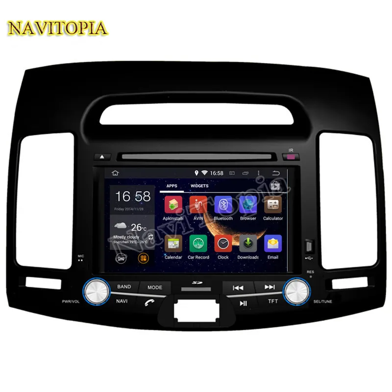 Top Ectwodvd Octa Core/Quad Core 4G/2G Android 9.0 Car DVD Multimedia Player for Hyundai ELANTRA 2007 2008 2009 2010 2011 2