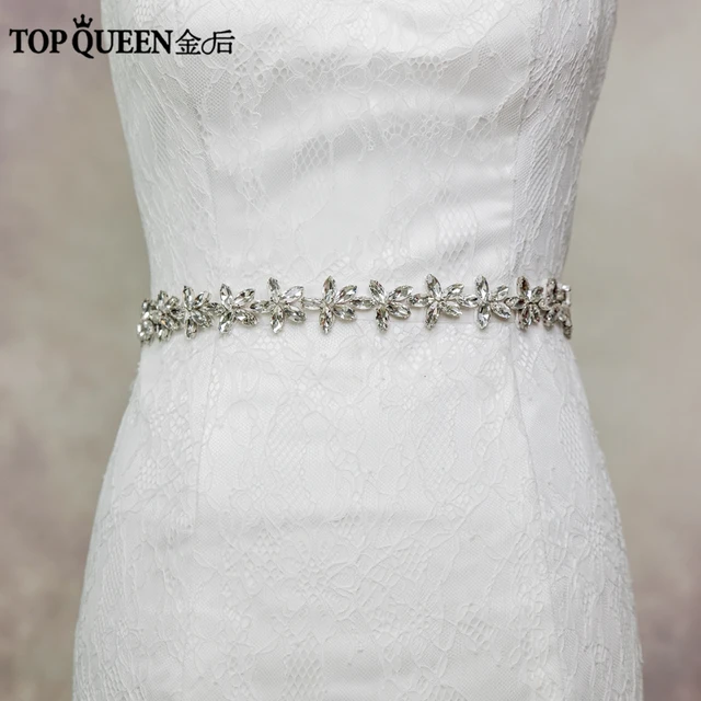 Tpoqueen S96 Free Shipping Stock High Grade Handmade Luxury Bride Tpoqueen S96 Free Shipping Stock High Grade Handmade Luxury Bride Diamond Waist Belt Wedding Accessories