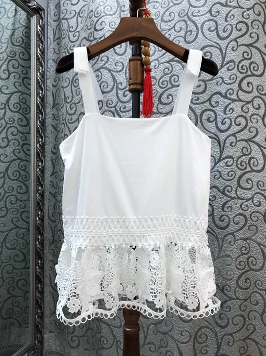 

2019 spring new women's wild sexy hem fight water soluble sling tops