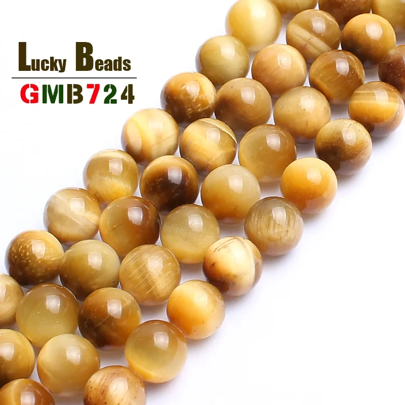 

Natural A++ Yellow Tiger Eye Round Beads For Jewelry Making DIY Bracelet Necklace 6.8.10.12mm Pick Size 15" Free Shipping F00126