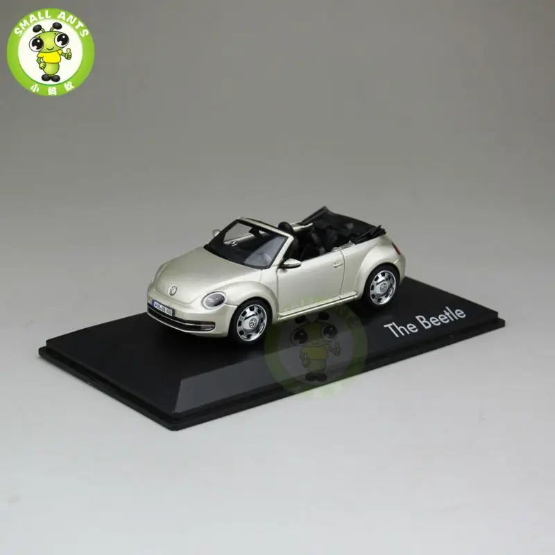 

1:43 Scale VW beetle Cabriolet Diecast Car Model Toys for Kids Gift Collection Silver