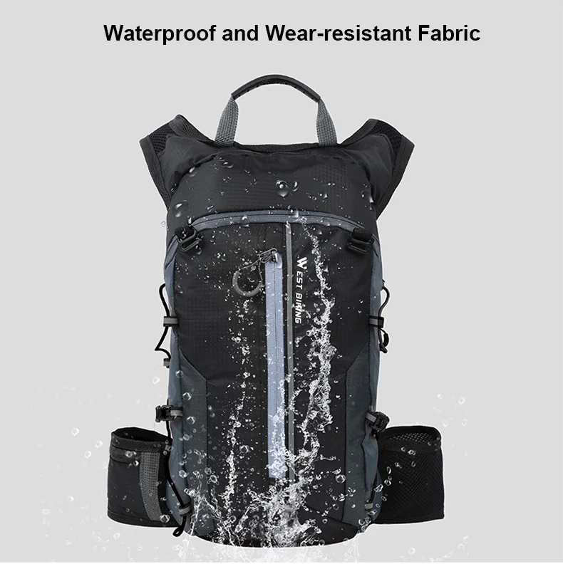Сверхлегкий велосипедный рюкзак 10L водонепроницаемый дышащий Горный Дорожный Велосипед сумка для пешего туризма уличный спортивный переносной воды складные сумки