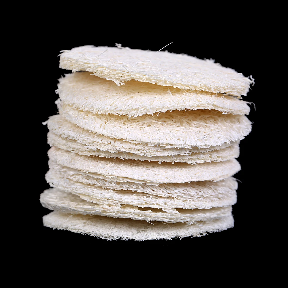 10PCS/lot Natural Loofah Sponge Bath Rub Exfoliate Bath Glove Oval Bath