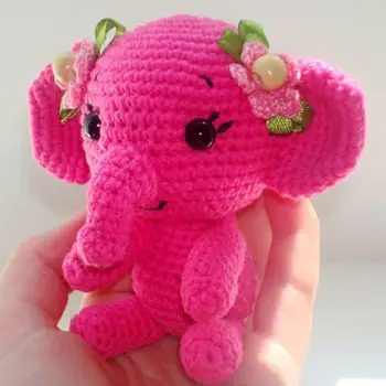 

crochet toys amigurumi cute girl elephant