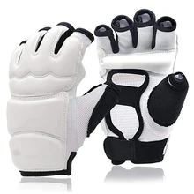 Боксерские перчатки для тхэквондо, каратэ, для спарринга, боевых искусств, боксерских тренировок, без пальцев, для женщин и детей, боксерские перчатки, бойцовые перчатки