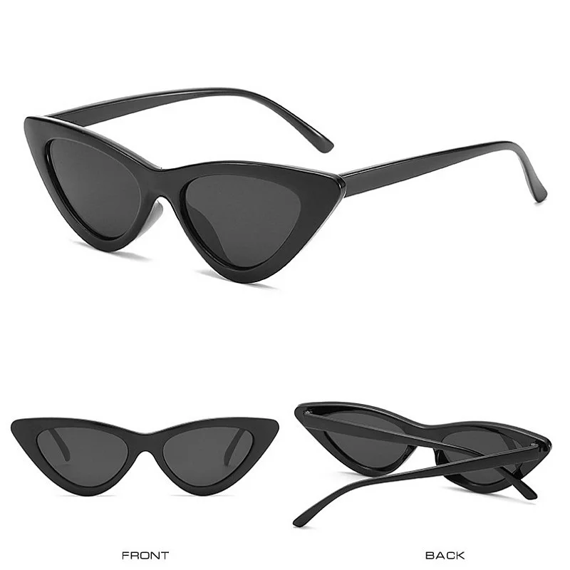 Сексуальные женские солнцезащитные очки "кошачий глаз", модные брендовые дизайнерские солнцезащитные очки, винтажные женские солнцезащитные очки UV400